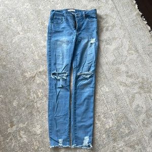 Madewell 9 inch high rise skinny jeans. Size 26